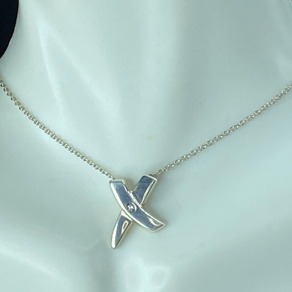 Tiffany & Co.Sterling Paloma Picasso Graffiti Diamond...